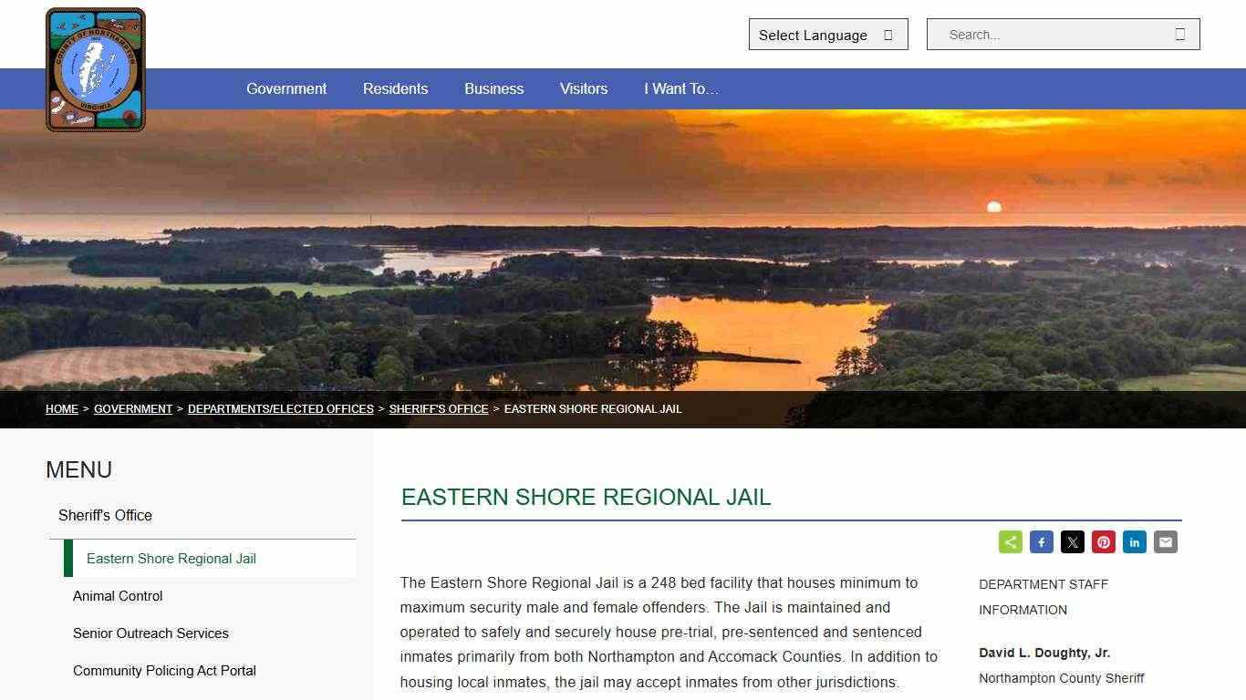 Eastern Shore Regional Jail - Northampton County